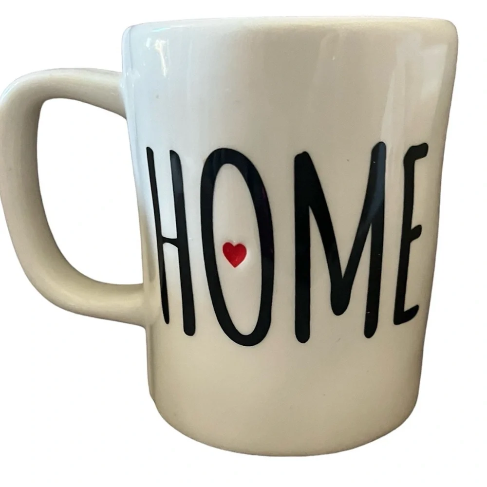 Cracker barrel home faith family love dish & mug set stand 9 piece stoneware